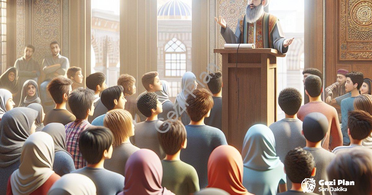 "Kütahya İl Müftüsü İrfan Açık Gençlik Buluşmaları Programında Öğrencilerle Bir Araya Geldi" başlıkl