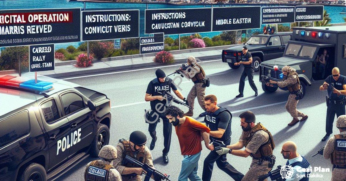 "Marmaris'te Kritik FETÖ Operasyonu: Firari Hükümlü Yakayı Ele Verdi" başlıklı haber için fotorealis