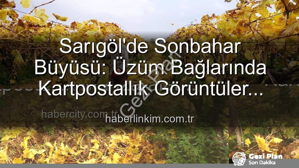 Sarıgöl üzüm bağları - Sarıgöl'de Sonbaharın Büyüsü: Üzüm Bağlarında Kartpostal Manzaralar Eşliğinde Budama Zamanı