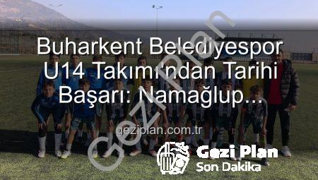 Buharkent Belediyespor U14 Takımı’ndan Tarihi Başarı: Namağlup Şampiyonluk ve Unutulmaz Kutlama