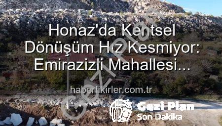 Honaz’da Kentsel Dönüşüm Hız Kesmiyor: Emirazizli Mahallesi’ne Modern Dokunuşlar