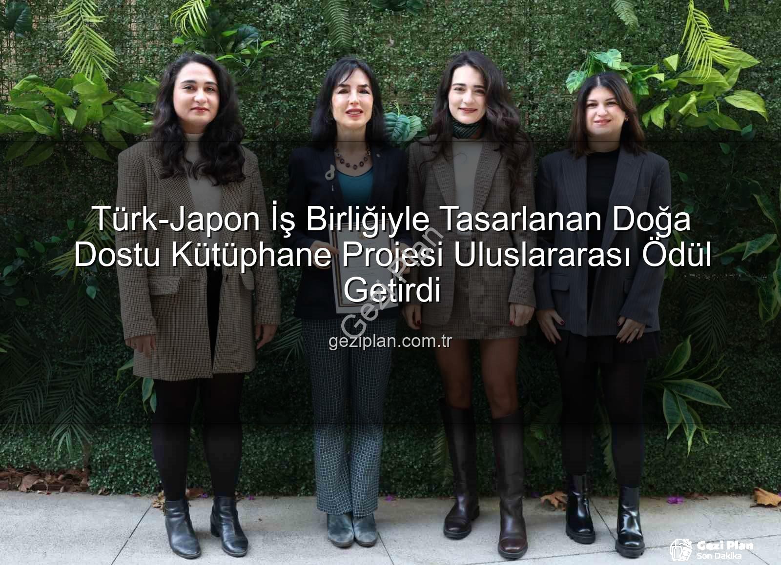 doğa dostu kütüphane - Türk-Japon İş Birliğiyle Tasarlanan Doğa Dostu Kütüphane Projesi Uluslararası Ödül Getirdi