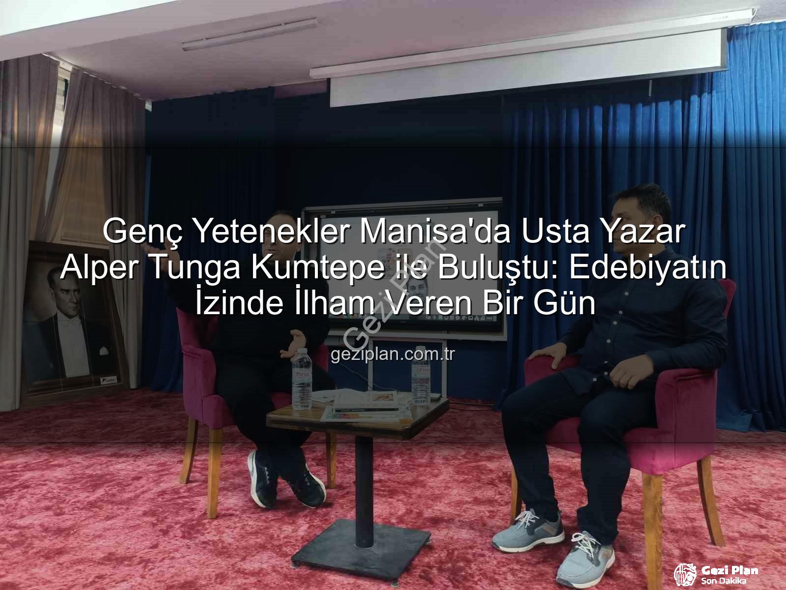 Alper Tunga Kumtepe - Genç Yetenekler Manisa'da Usta Yazar Alper Tunga Kumtepe ile Buluştu: Edebiyatın İzinde İlham Veren Bir Gün