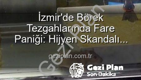 İzmir’de Börek Tezgahlarında Fare Paniği: Hijyen Skandalı Mühürlendi!