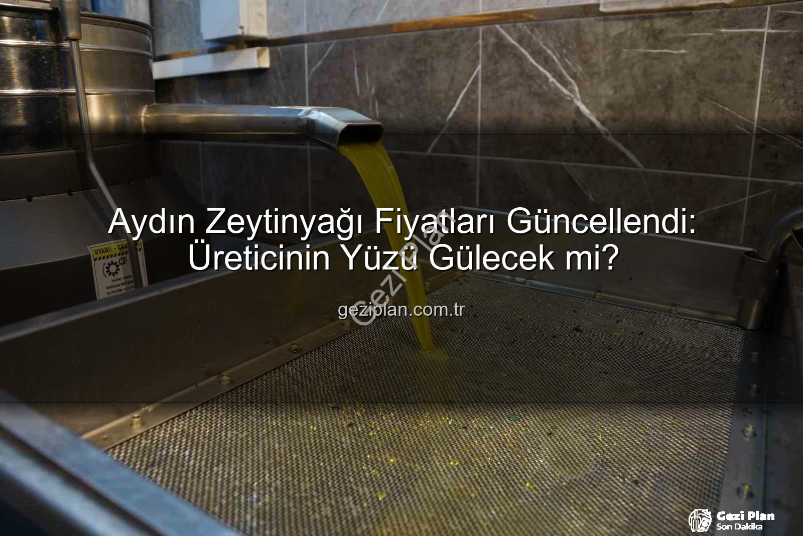 zeytinyağı fiyatları - Aydın Zeytinyağı Fiyatları Güncellendi: Üreticinin Yüzü Gülecek mi?